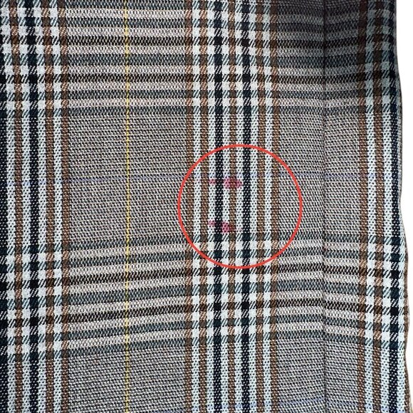 Madewell Huston High Rise Wide Leg Trousers Plaid  Size XS - Picture 8 of 8